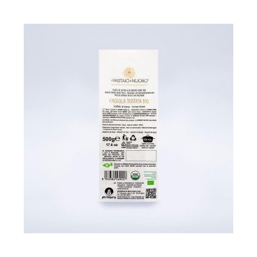 Fregola Tostata Biologica - Pasta di Grano Duro - Prodotto Tipico Sardo - Pacco da 500 g - Artinpasta