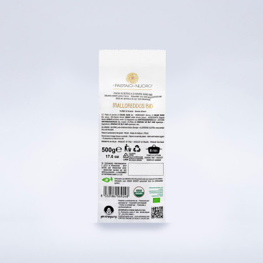 Malloreddus Biologici - Pasta di Grano Duro - Prodotto Tipico Sardo - Pacco da 500 g - Artinpasta