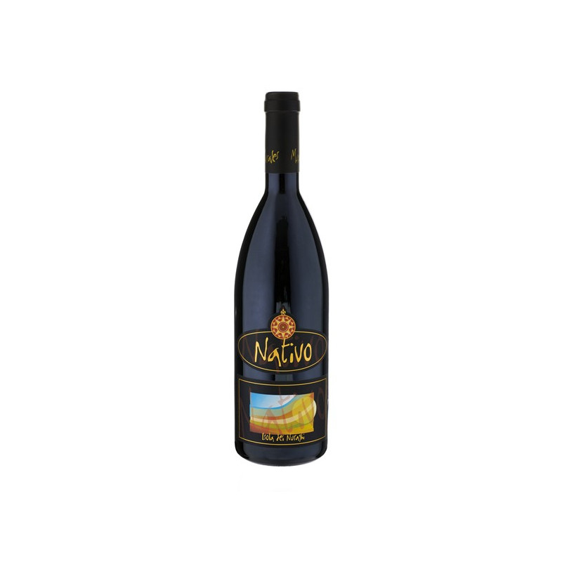 Nativo – Rotwein – Isola dei Nuraghi I.G.T. – Typisches sardisches Produkt – Flasche 0,75 L – Murales Nativo – Rotwein – Isola dei Nuraghi I.G.T. – Typisches sardisches Produkt – Flasche 0,75 L – Murales