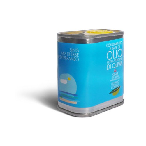Olio extra vergine di oliva e erbe mediterranee - Oleificio Corrias