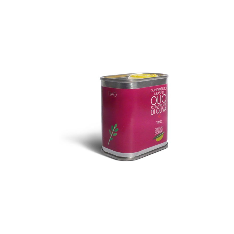 Extra virgin olive oil and thyme - Oleificio Corrias Extra virgin olive oil and thyme - Oleificio Corrias