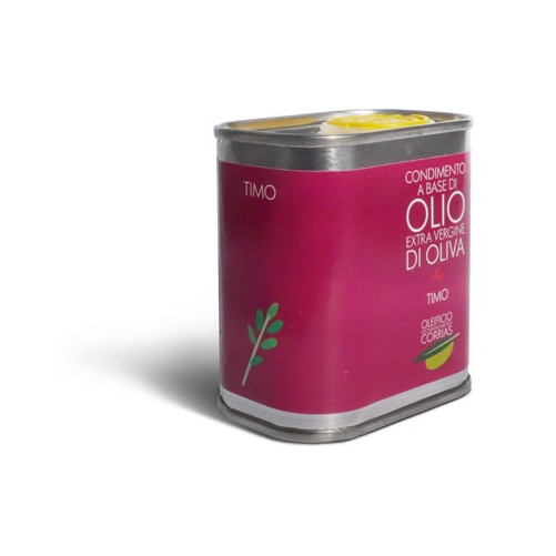 Olio extra vergine di oliva e timo - Oleificio Corrias