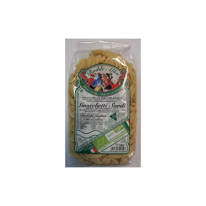 Gnocchetti sardi biologici - Tanda & Spada Gnocchetti sardi biologici - Tanda & Spada