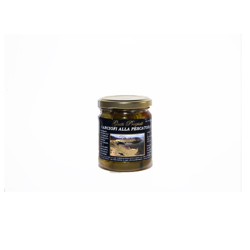 Carciofi alla Pescatora - Prodotto Tipico Sardo - Vasetto da 120gr - Tharros Pesca Carciofi alla Pescatora - Prodotto Tipico Sardo - Vasetto da 120gr - Tharros Pesca
