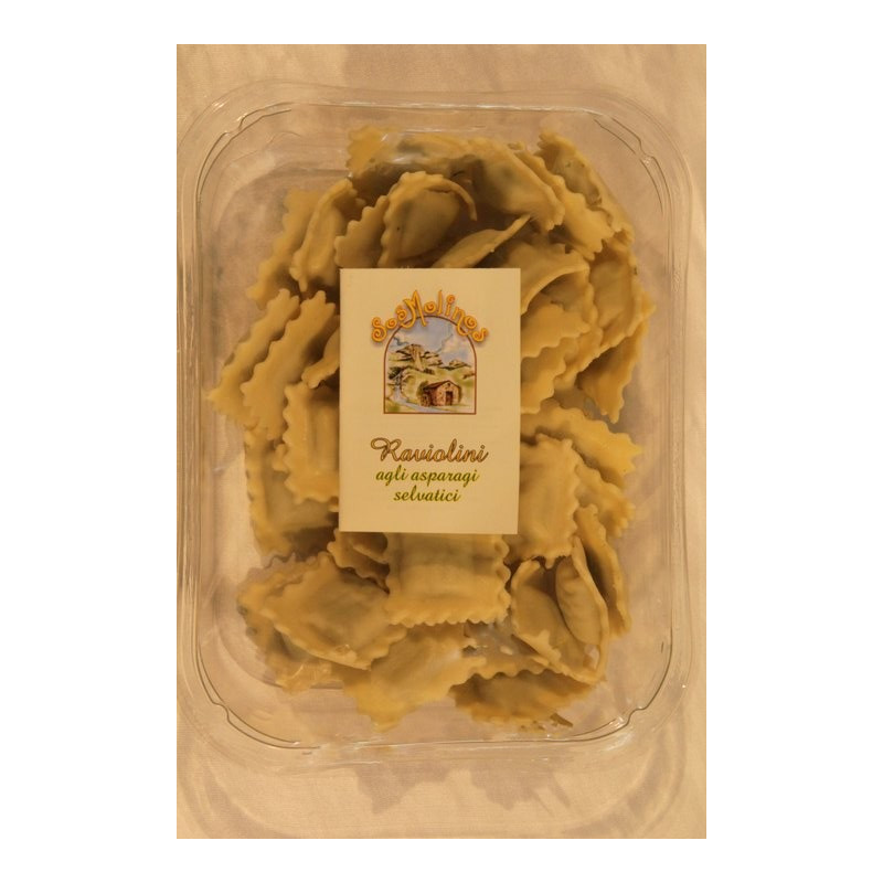 Ravioli with wild asparagus - Sos Molinos Ravioli with wild asparagus - Sos Molinos