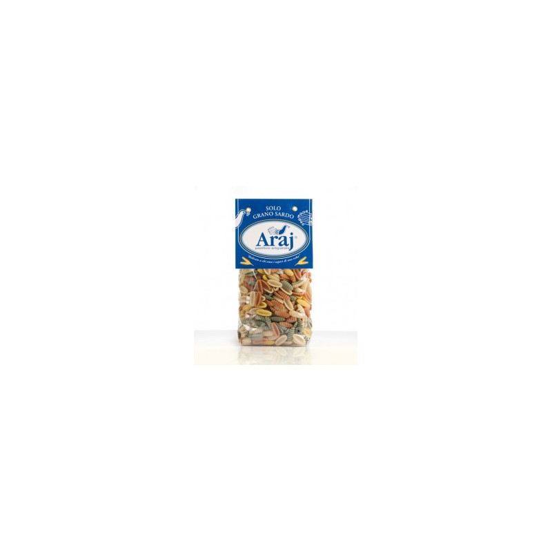 Malloreddus Rustici Arcobaleno - Pasta di Grano Duro - Prodotto Tipico Sardo - Pacco da 500 g - Araj Malloreddus Rustici Arcobaleno - Pasta di Grano Duro - Prodotto Tipico Sardo - Pacco da 500 g - Araj