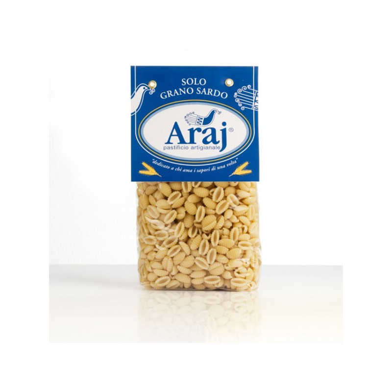 Malloreddus Classici - Pasta di Grano Duro - Prodotto Tipico Sardo - Pacco da 500 g - Araj Malloreddus Classici - Pasta di Grano Duro - Prodotto Tipico Sardo - Pacco da 500 g - Araj