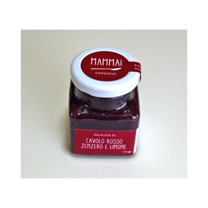Salalizia of red cabbage, ginger and pepper - Mammai Salalizia of red cabbage, ginger and pepper - Mammai